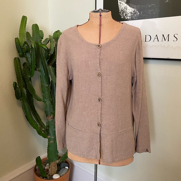 Vintage Tops Vintage Linen Blouse Poshmark